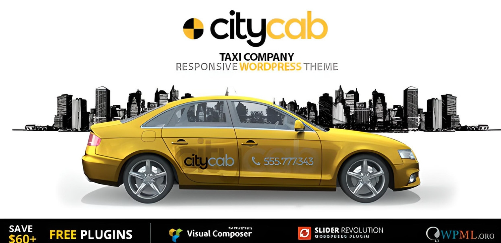 CityCab v3.5.3 – WordPress出租车公司主题