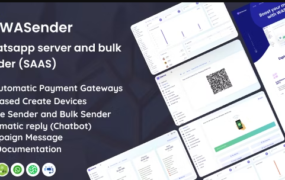 WASender v1.7（汉化94%） - Whatsapp server and bulk sender (SAAS)