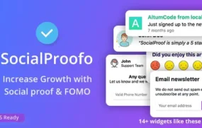 66SocialProofo  v25.0.0 - 社交证明和 FOMO 小部件通知 (SAAS)-学课技术网