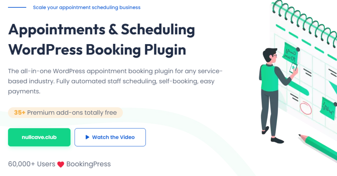 BookingPress Pro v5.0.1（已汉化） – Appointment Booking plugin