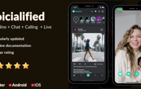 Timeline v2.0 + Node.js socket Chat + Calling + Live - Social media sharing app-学课技术网