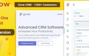 Grow CRM SaaS v1.0 - Laravel Project Management - Multitenancy-学课技术网