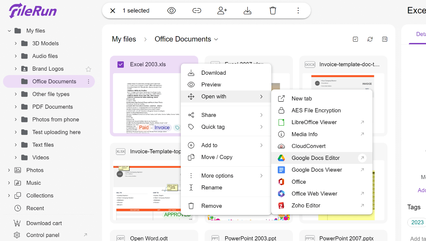 FileRun v2024.1.2(官方原版) – 自托管文件同步和共享