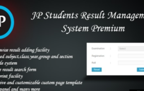 JP Students Result Management System Premium v1.1.6（已汉化）-学课技术网