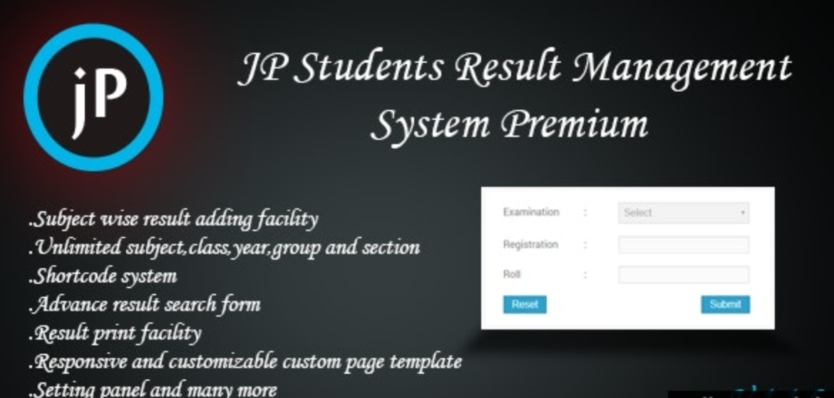 JP Students Result Management System Premium v1.1.7(已汉化)