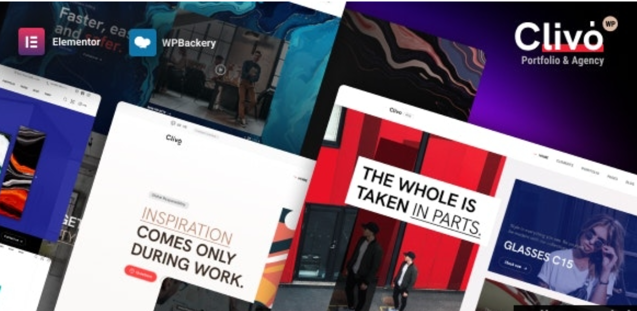 Clivo v1.0.7 – Portfolio & Agency WordPress