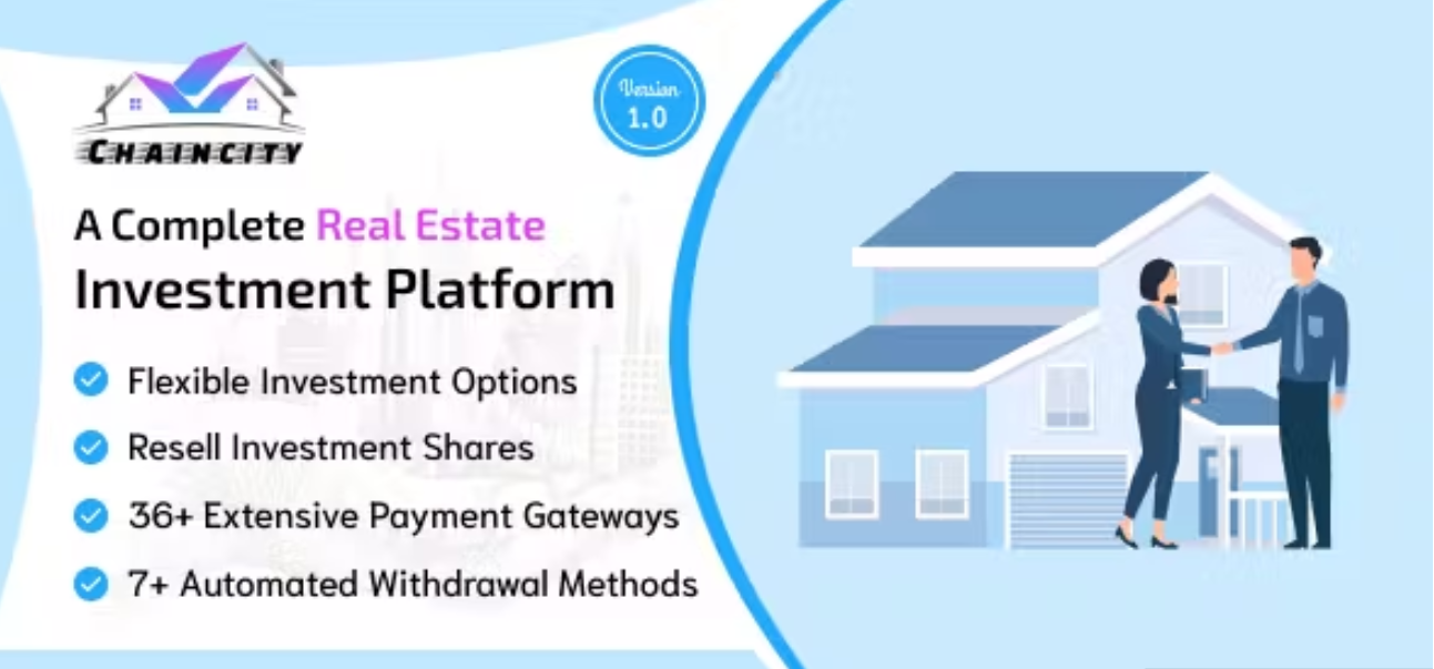 ChainCity v2.0 – 完整的房地产投资平台