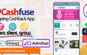 Cashfuse v2.0 - 联盟营销、价格比较、优惠券和现金返还应用程序