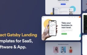 Finity v1.0.0 - React Gatsby Landing Page Template for SaaS & Startup