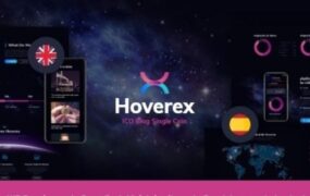 Hoverex v1.5.6 - Cryptocurrency, NFT & ICO WordPress Theme + Spanish-学课技术网