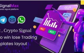SignalMax v4.0 - Trading & Forex , Crypto Signal Notifier Subscription based Platform