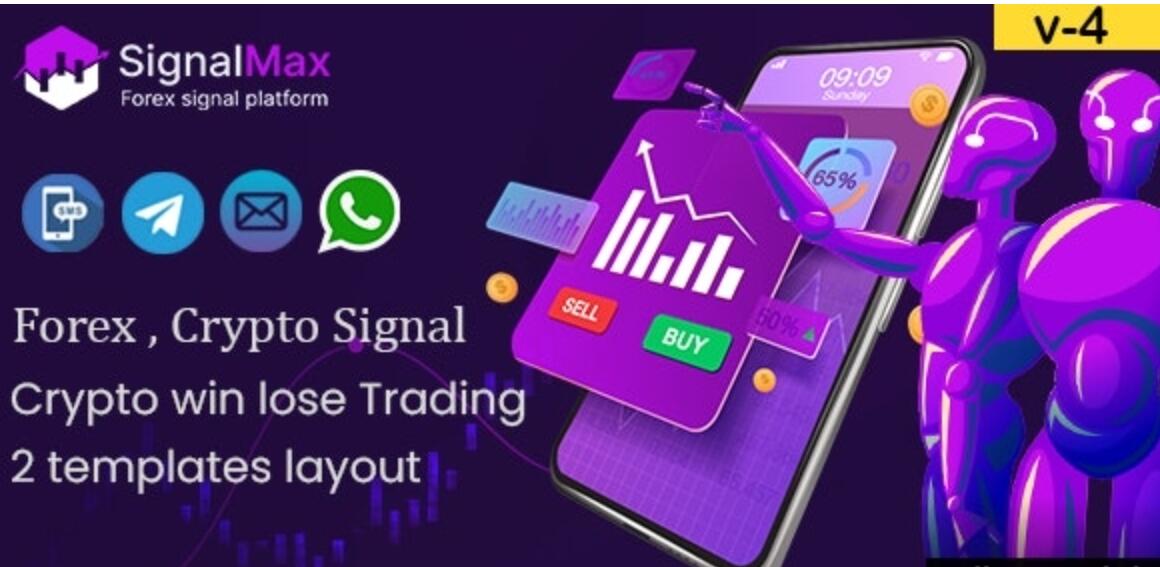 SignalMax v5.0 – Trading & Forex , Crypto Signal Notifier Subscription based Platform