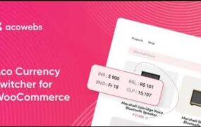 Aco Currency Switcher for WooCommerce PRO v3.0.3
