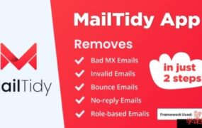 MailTidy v2.1.2 - 电子邮件列表清理 SAAS 应用程序-学课技术网