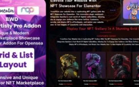 NFT Artisty Pro (OpenSea NFT Marketplace) 1.0-学课技术网