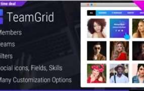 Team Grid v1.3.1 - Team Member Showcase WordPress Plugin & Team Editor-学课技术网