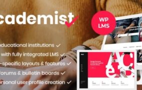Academist v1.13 - 教育与学习管理系统主题-学课技术网