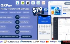 QRPay v2.5.0 - Money Transfer with QR Code Full Solution-学课技术网