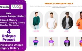 BWD WooCommerce Category Gallery Addon For Elementor v1.0