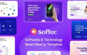 Softec V1.0.0 - Software & Technology React Next js Template