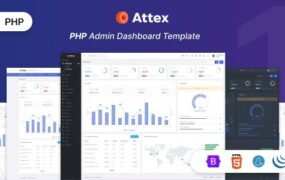 Attex v1.0.0 – PHP后台管理模板源码