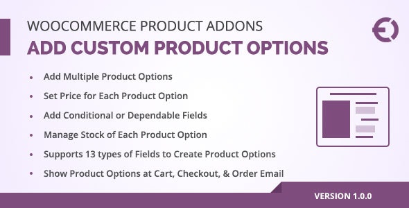 WooCommerce Custom Product Addons, Custom Product Options v3.2.0(已汉化)
