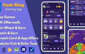 Cash King: Android Earning App + Admin Panel v8.0-学课技术网