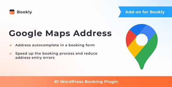 Bookly Google Maps Address (Add-on) v2.0