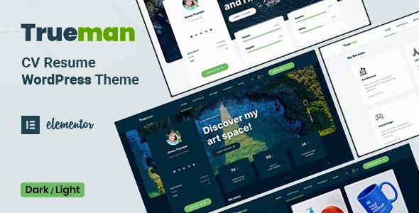 Trueman v1.3.1 – Resume WordPress Theme