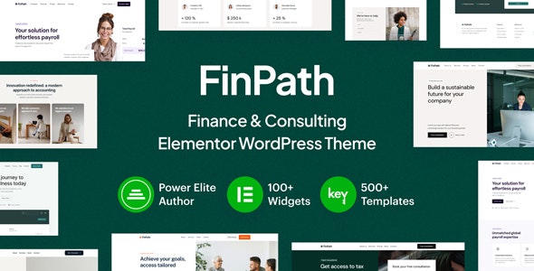 FinPath v1.2  – Finance & Consulting Elementor WordPress Theme