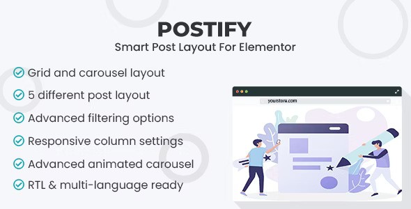 Postify v1.1.1 – Smart Post Layout for Elementor