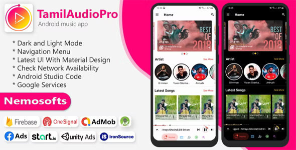 Tamilaudiopro v10.2 – 在线音乐流媒体应用程序