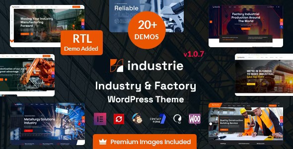 Industrie v1.2.5 – 工厂和工业 WordPress 主题