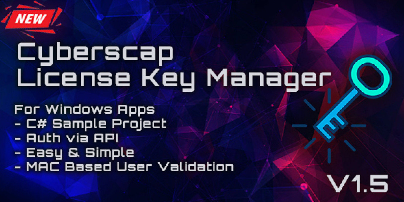 Cyberscap License Key Manager Web Application v1.5