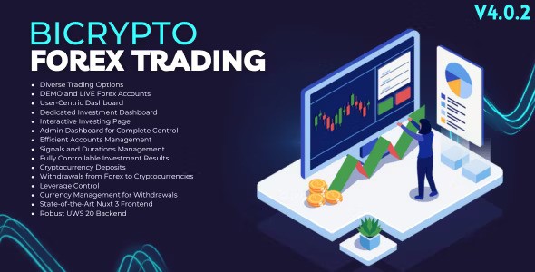 Bicrypto V5.3.4 – Crypto Trading Platform, Exchanges, Kyc, Charting Library, Wallets, Binary Trading, News