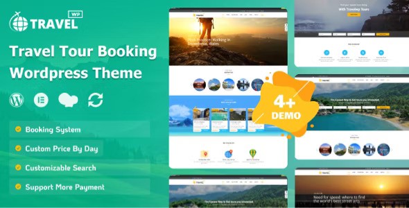 Travel Tour Booking WordPress Theme v2.1.3（无限制版）