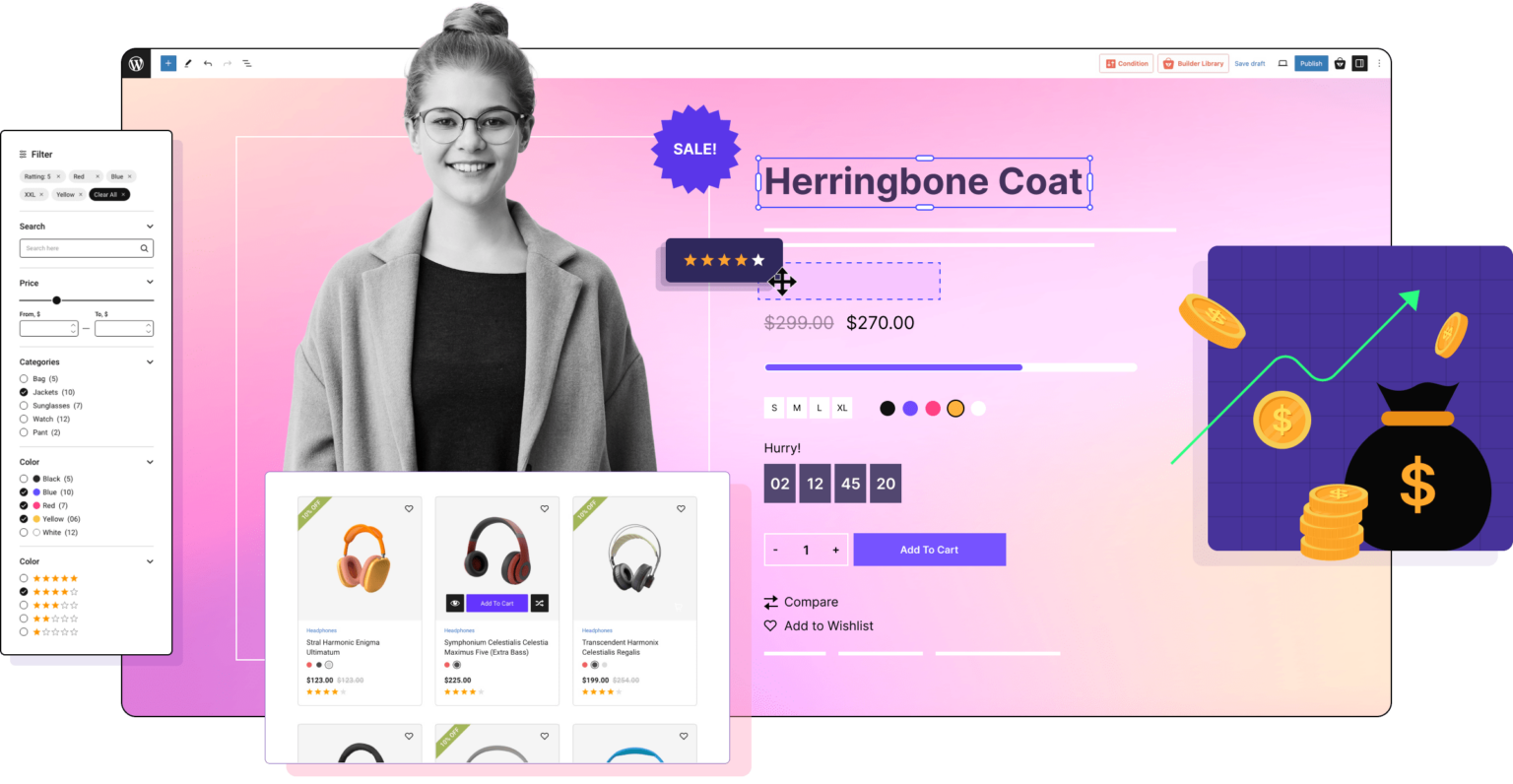 WowStore Pro v2.1.5 – #1 Gutenberg WooCommerce Store Builder