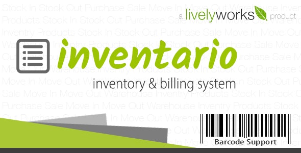 Inventario v1.5.0 – Inventory & Billing Management Application