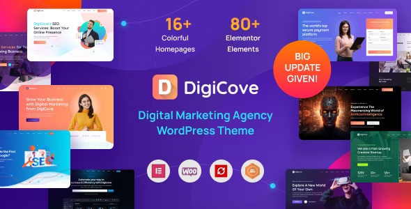 Digicove v1.0.1 – Digital Marketing Agency WordPress Theme