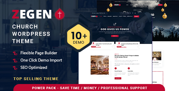 Zegen v1.2.0 – Church WordPress Theme