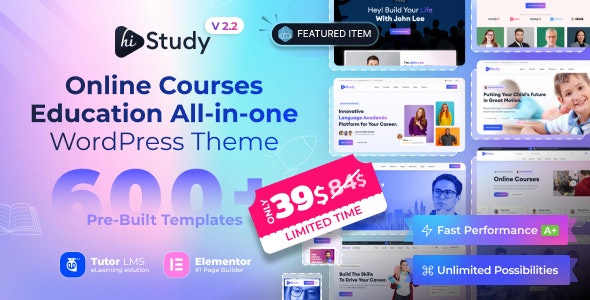 Education WordPress Theme | HiStudy v3.0.7