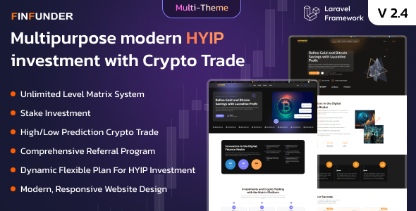 FinFunder v3.1 – HYIP Investments and Crypto Trading on the Matrix Platform