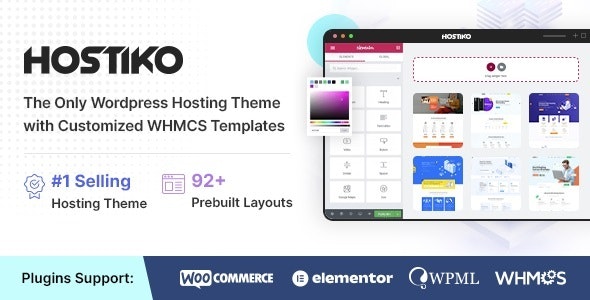 Hostiko v2.4.9 – 托管 WordPress 和 WHMCS 主题