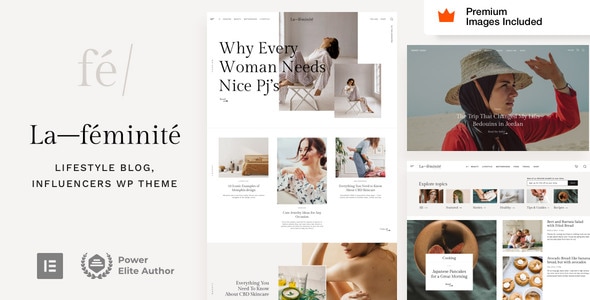 LaFeminite v10.4 – Personal Blog WordPress Theme