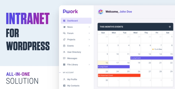 Pwork v1.3.2 – Intranet For WordPress
