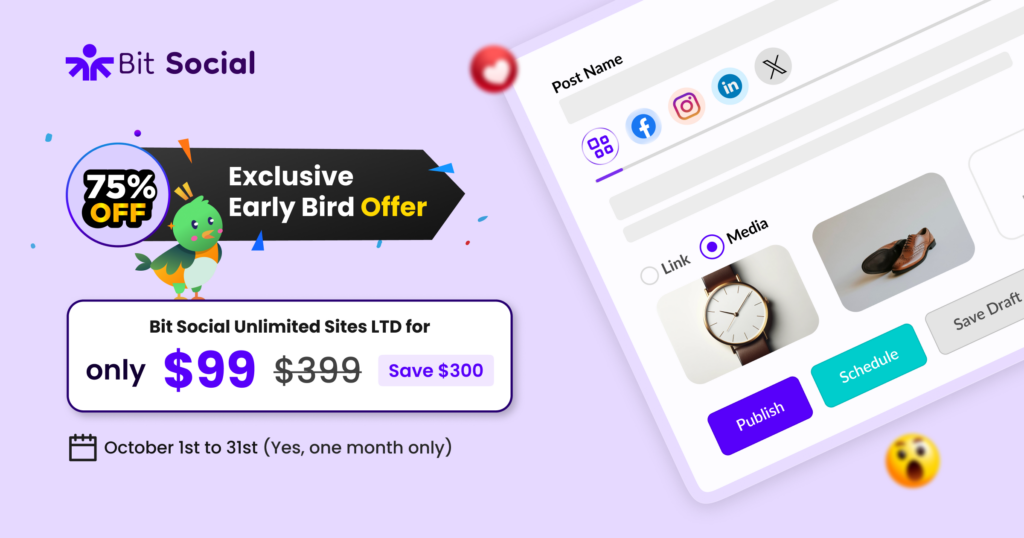 Bit Social Pro v1.7.0 – 社交媒体调度和自动发布插件