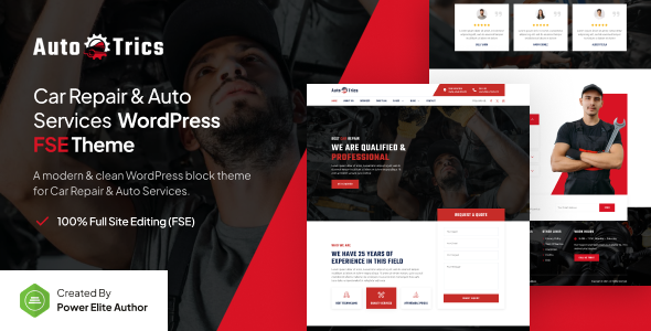 AutoTrics v1.0 – Car Repair & Auto Service FSE WordPress Theme