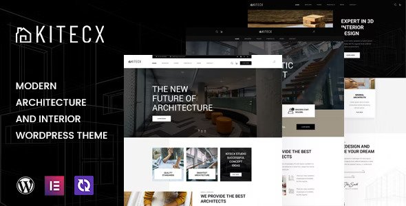 Kitecx v1.1.8 – Architecture & Interior WordPress Theme