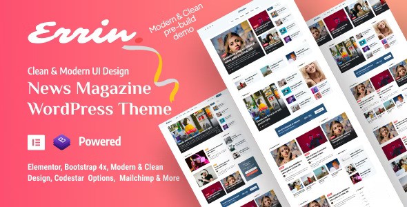 Errin v2.0.1 – 个人博客 WordPress 主题