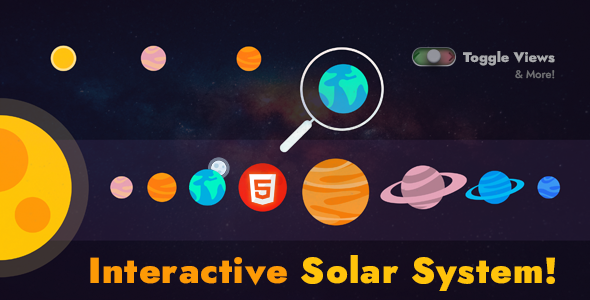 Interactive 3D Solar System v1.0